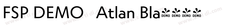 FSP DEMO   Atlan Bla字体转换